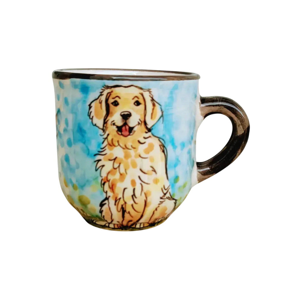 Golden retriever kávés bögre