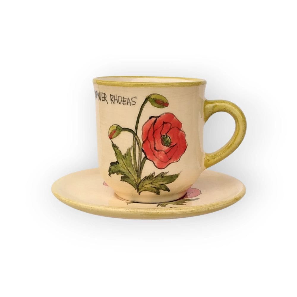 poppy-coffee-mug-papaver-rhoeas-and-small-plate