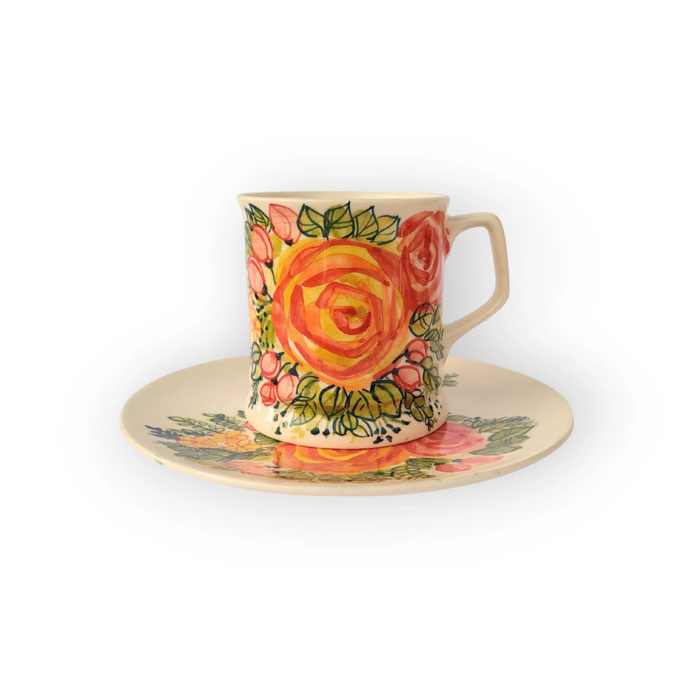 floral-mug-and-breakfast-plate-fl001---rose-pattern