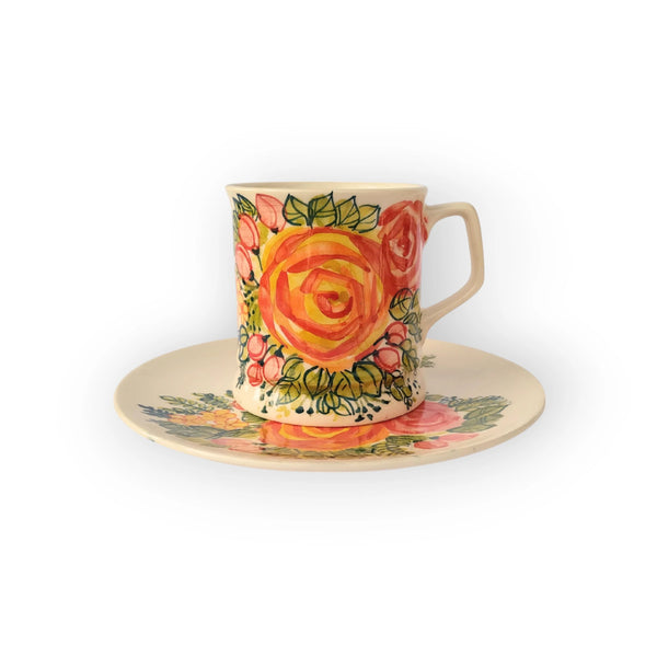 floral-mug-and-breakfast-plate-fl001---rose-pattern