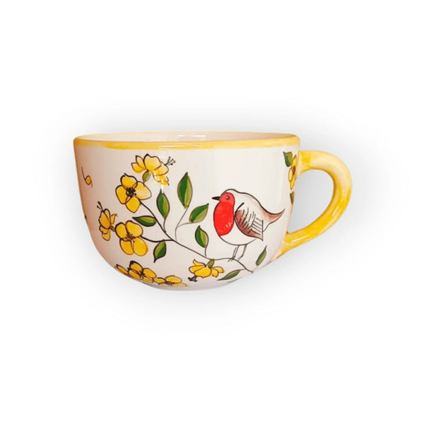 Tavaszi Madárkás Kanna + 2db Jumbó Bögre AKCIÓ