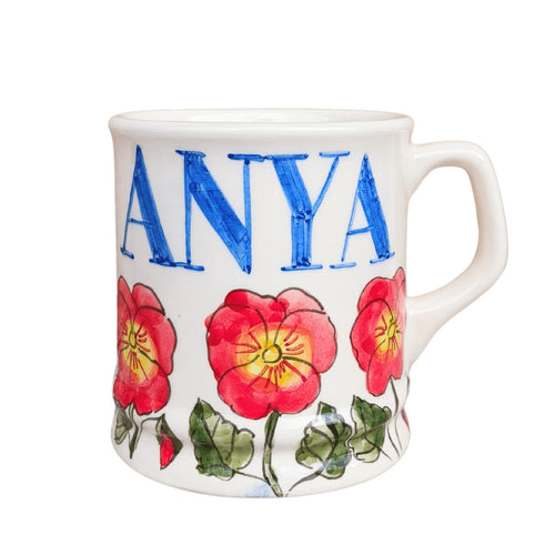 Anya Piros Árvácska bögre Feliratos