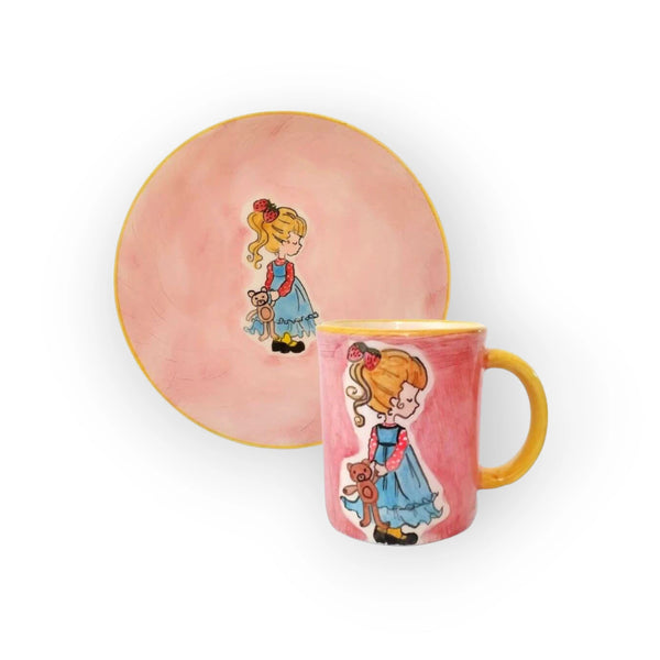little-girl-breakfast-plate-and-mug