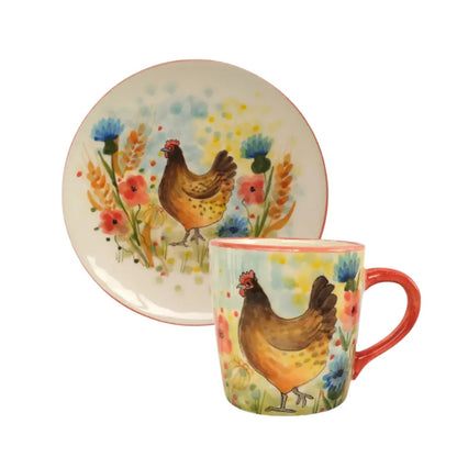 chicken-mug-and-breakfast-plate