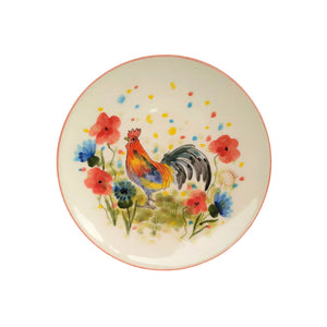 Kakas reggeliző tányér