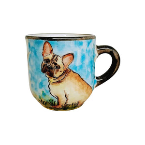 Francia bulldog kávés bögre