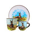 Dobermann kutyás bögre