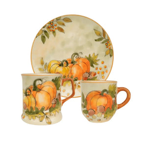 orange-pumpkin-breakfast-set