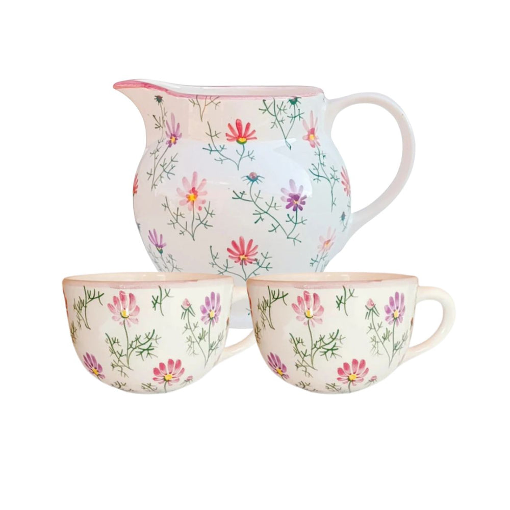 Pille Virágos Kanna és Jumbo Bögre szett Akciós