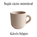 Saját cicás bögre – egyedi, kézzel festett portré fotó alapján