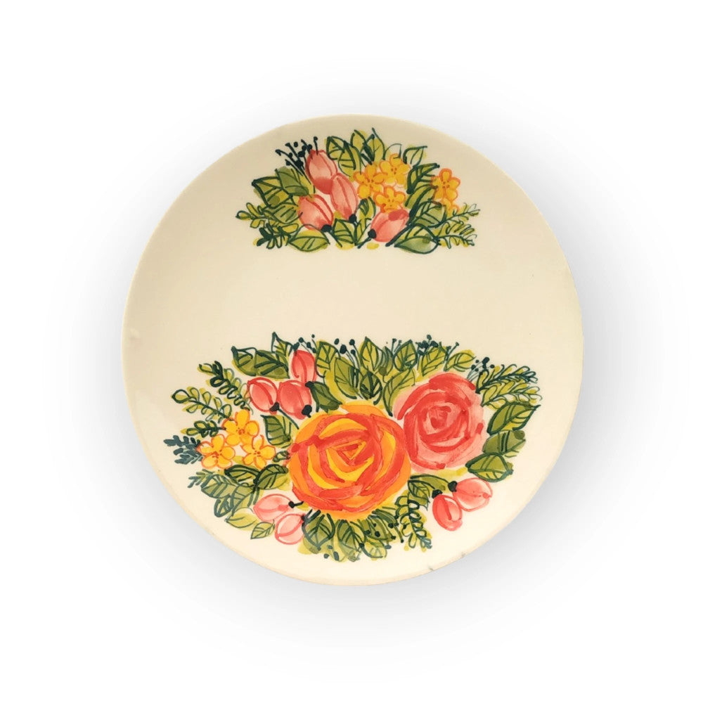 breakfast-plate-floral-fl001---rose-pattern
